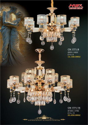 Đèn chùm nến Hufa CN 1771/8, CN 1771/15