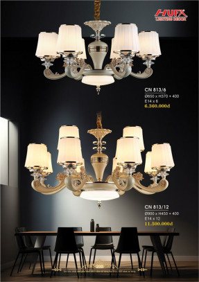 Đèn chùm nến Hufa CN 813/6, CN 813/12