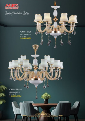 Đèn chùm nến Hufa CN 5159/8, CN 5159/15