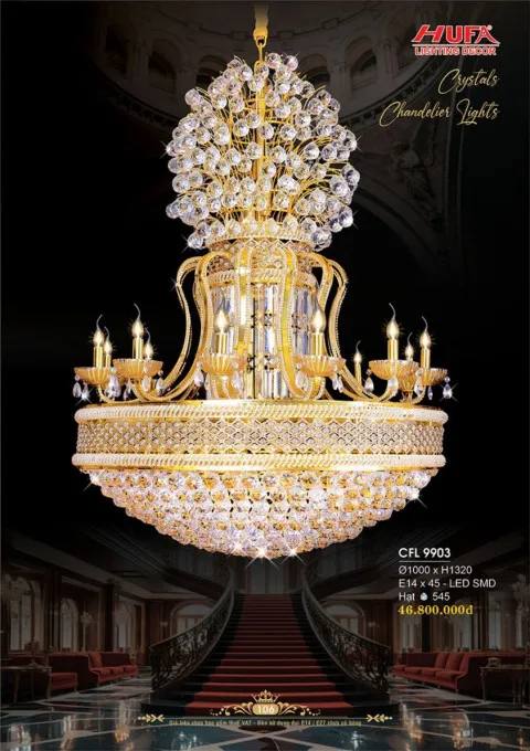 Đèn chùm pha lê Hufa CFL 9903