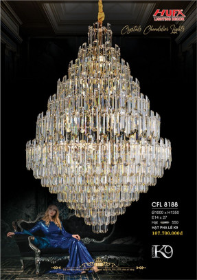Đèn chùm pha lê Hufa CFL 8188 D1000xH1350
