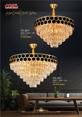 Đèn chùm pha lê Hufa CFL 2817