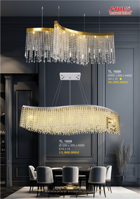 Đèn thả LED Hufa TL 1608, TL 1609