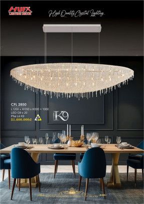 Đèn chùm pha lê Hufa CFL 2850