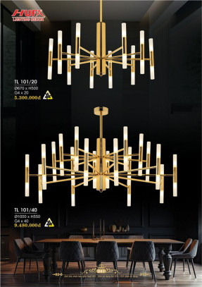 Đèn thả LED Hufa TL 101/20, TL 101/40