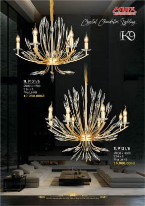 Đèn thả LED Hufa TL 9131/6, TL 9131/8