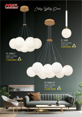 Đèn thả LED Hufa TL 1634/7, TL 1634/13, TL 1635