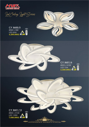 Đèn chùm Ý Hufa CY 8600, CY 8601