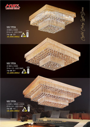 Đèn mâm pha lê Hufa MLF 9926