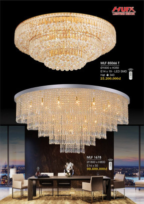 Đèn mâm pha lê Hufa MLF 85066 T, MLF 1678