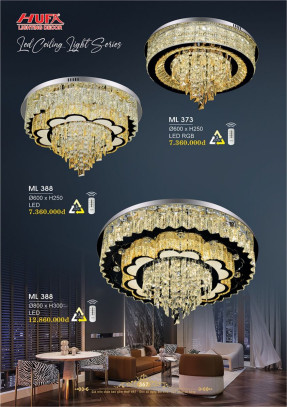 Đèn mâm LED Hufa ML 373, ML 388