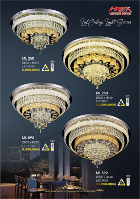 Đèn mâm LED Hufa ML 250, ML 592