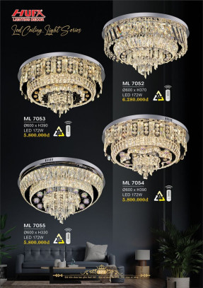 Đèn mâm LED Hufa ML 7052, ML 7053, ML 7054, ML 7055