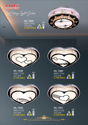Đèn mâm LED Hufa ML 7085, ML 7088, ML 7089, ML 7090, ML 7091