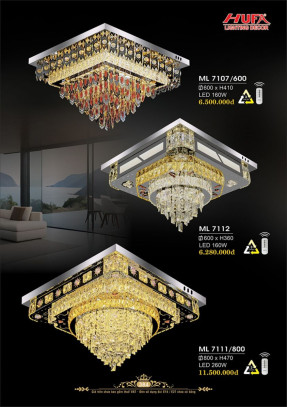 Đèn mâm LED Hufa ML 7107, ML 7112, ML 7111