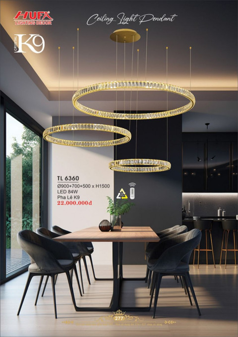 Đèn thả LED Hufa TL 6360