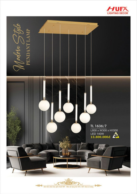 Đèn thả LED Hufa TL 1636/7