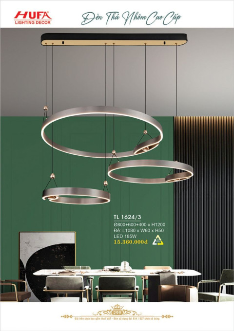 Đèn thả LED Hufa TL 1624/3