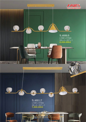 Đèn thả LED Hufa TL 6550/5, TL 6551/7