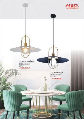 Đèn thả quày bar Hufa TQ 6578/TRẮNG, TQ 6578/ĐEN