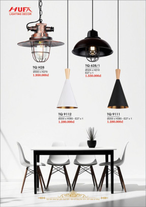 Đèn thả quày bar Hufa TQ H28, TQ 628/1, TQ 9111, TQ 9112