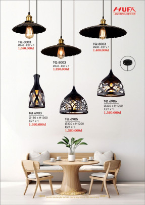 Đèn thả quày bar Hufa TQ 8003, TQ 6903, TQ 6905, TQ 6906