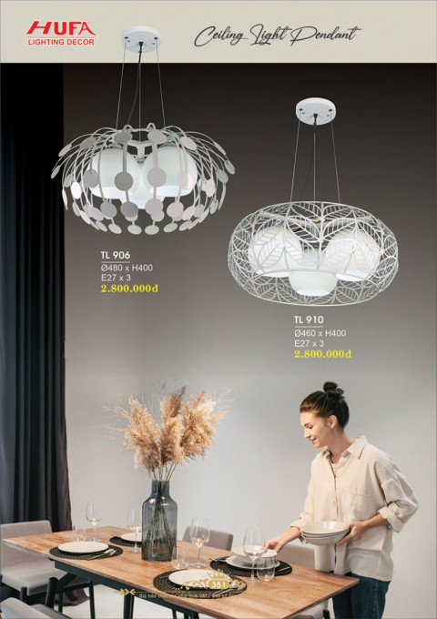 Đèn thả LED Hufa TL 906, TL 910