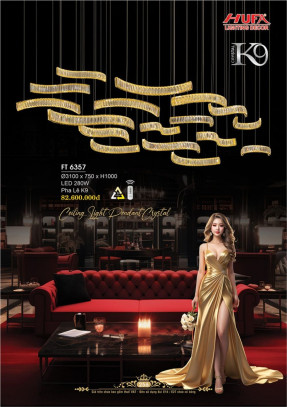Đèn thả pha lê Hufa FT 6357