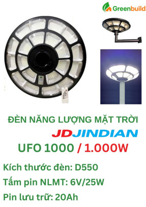 Đèn năng lượng mặt trời 1000W Jindian UFO 1000
