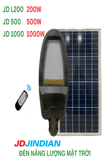 Đèn năng lượng mặt trời Jindian JD-L200, JD-500, JD-1000 / 200W, 500W, 1000W