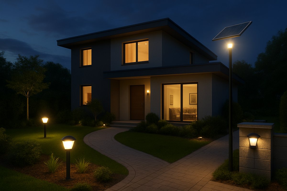 Đèn năng lượng mặt trời – Giải pháp chiếu sáng xanh, tiết kiệm điện và bền vững cho không gian sống hiện đại