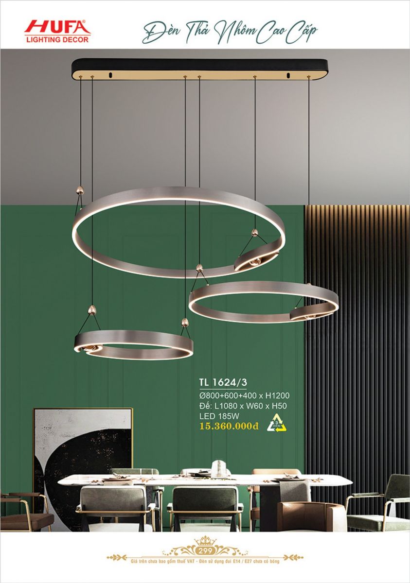 Đèn thả LED Hufa TL 1624/3