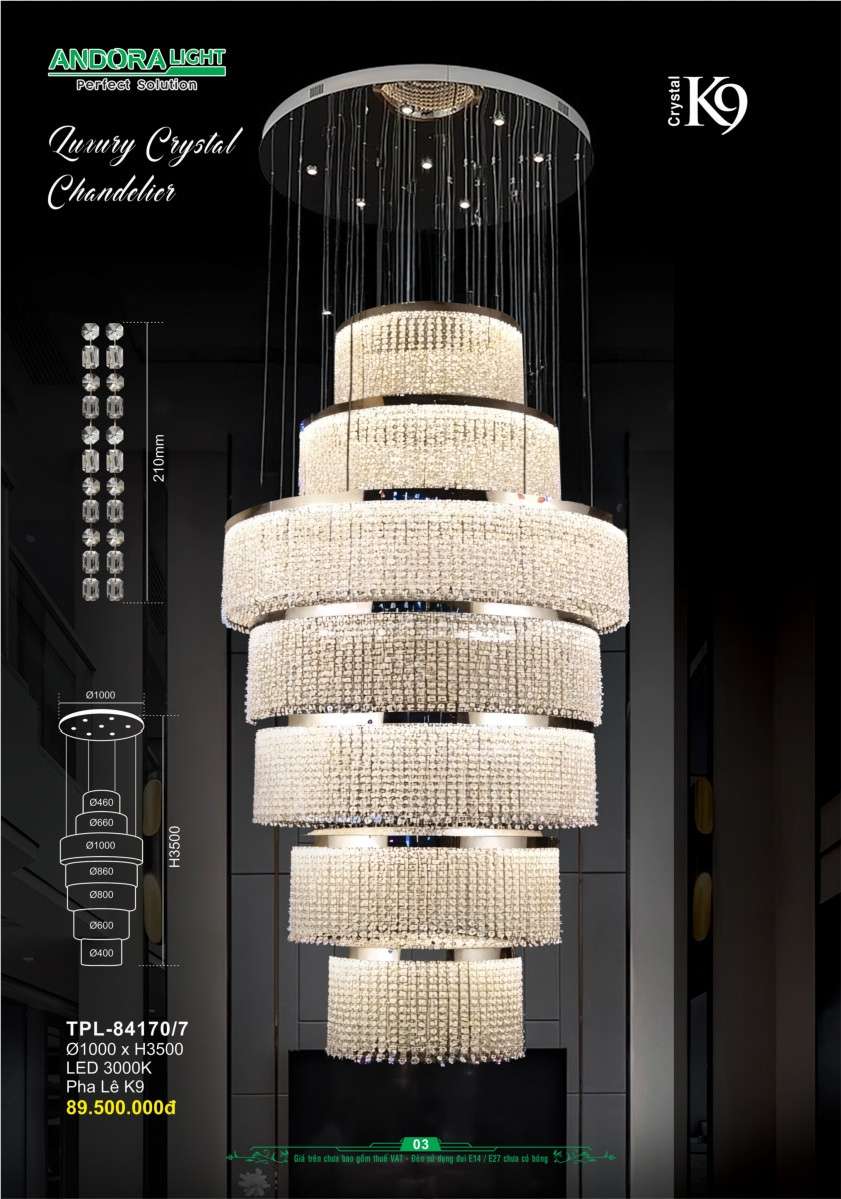 Đèn chùm Andora Light TPL-84170/7