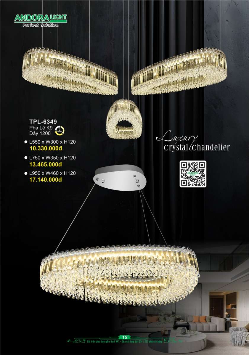 Đèn chùm Andora Light TPL-6349