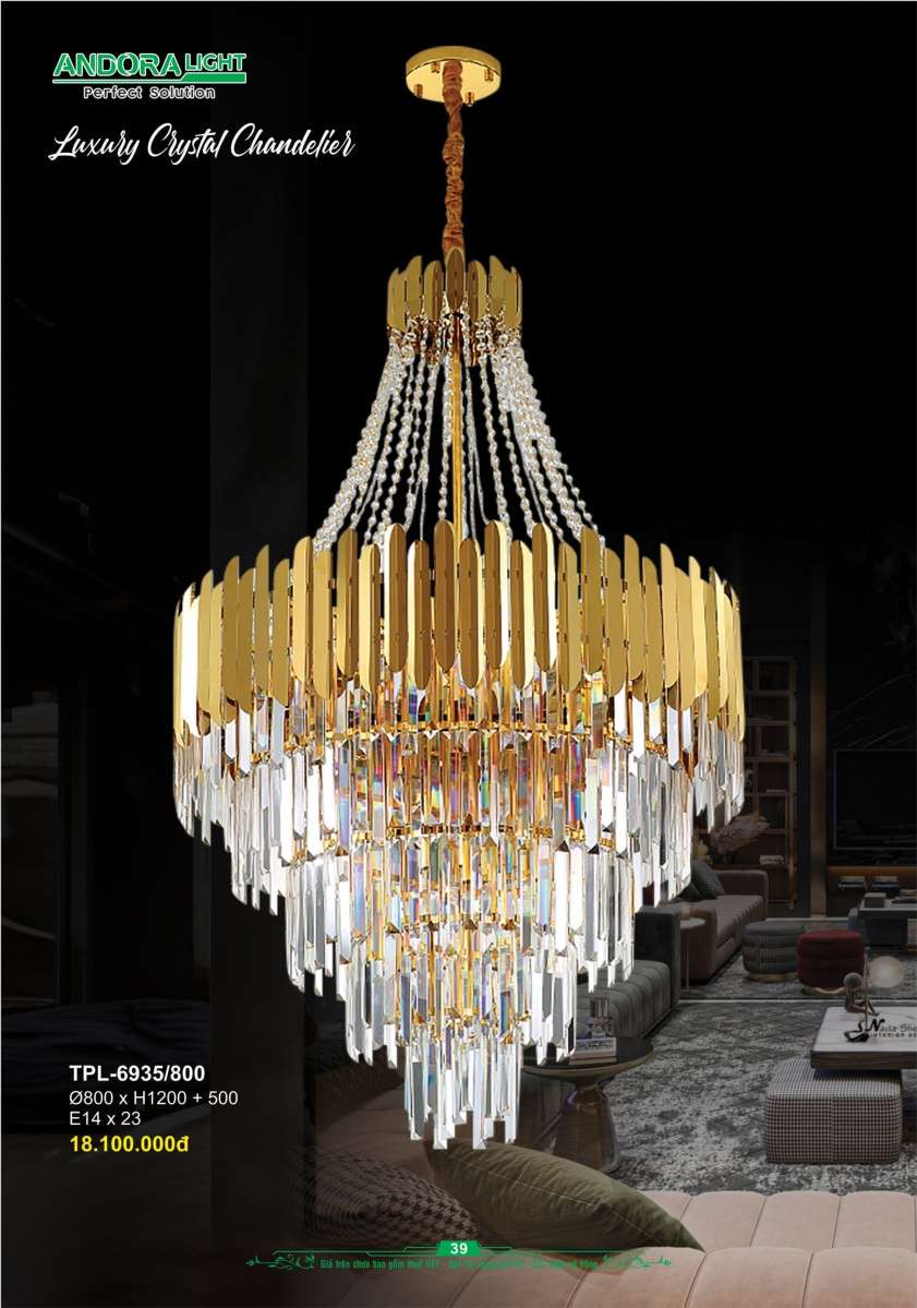 Đèn chùm Andora Light TPL-6935/800
