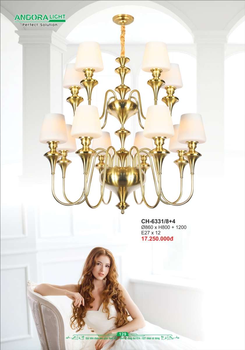 Đèn chùm Andora Light CH-6331/8+4