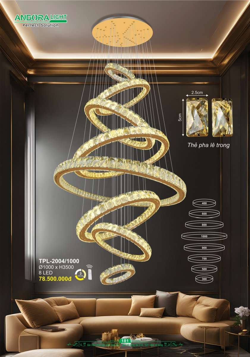 Đèn thả Andora Light TPL-2004/1000
