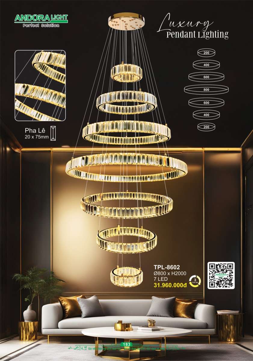 Đèn thả Andora Light TPL-8602