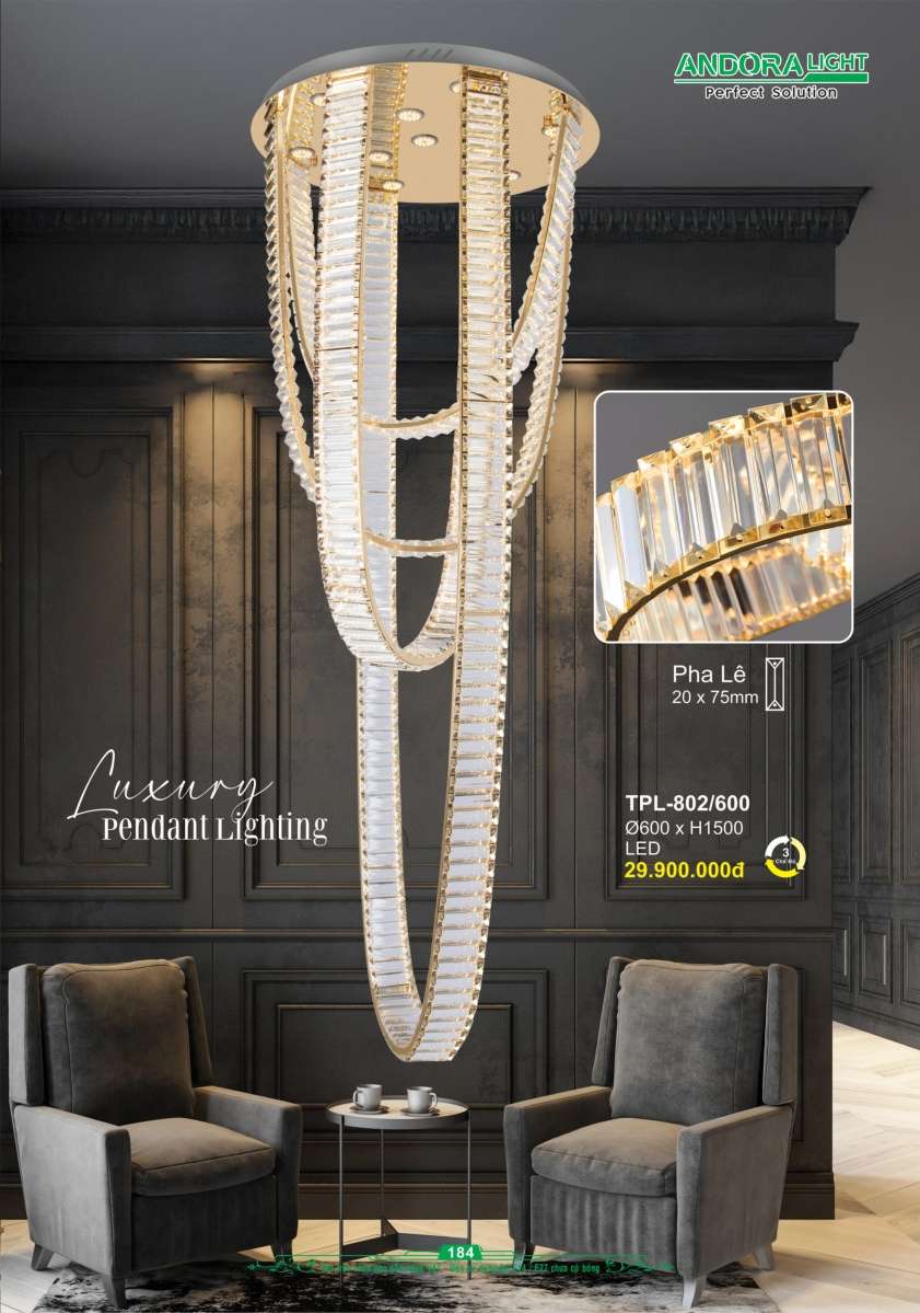 Đèn thả Andora Light TPL-802/600