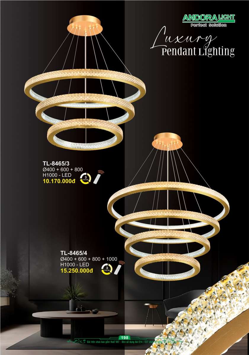 Đèn thả Andora Light TL-8465/3, TL-8465/4