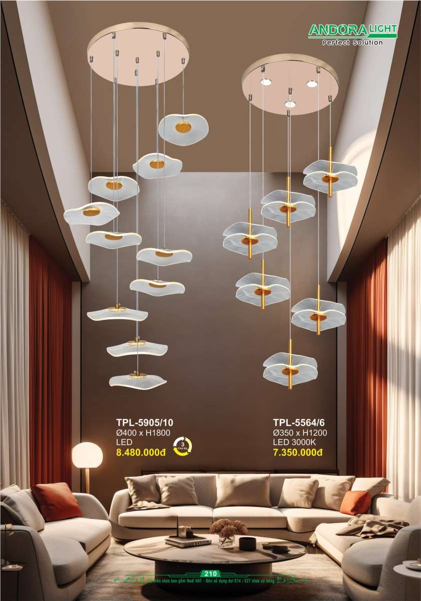 Đèn thả Andora Light TPL-5905/10, TPL-5564/6