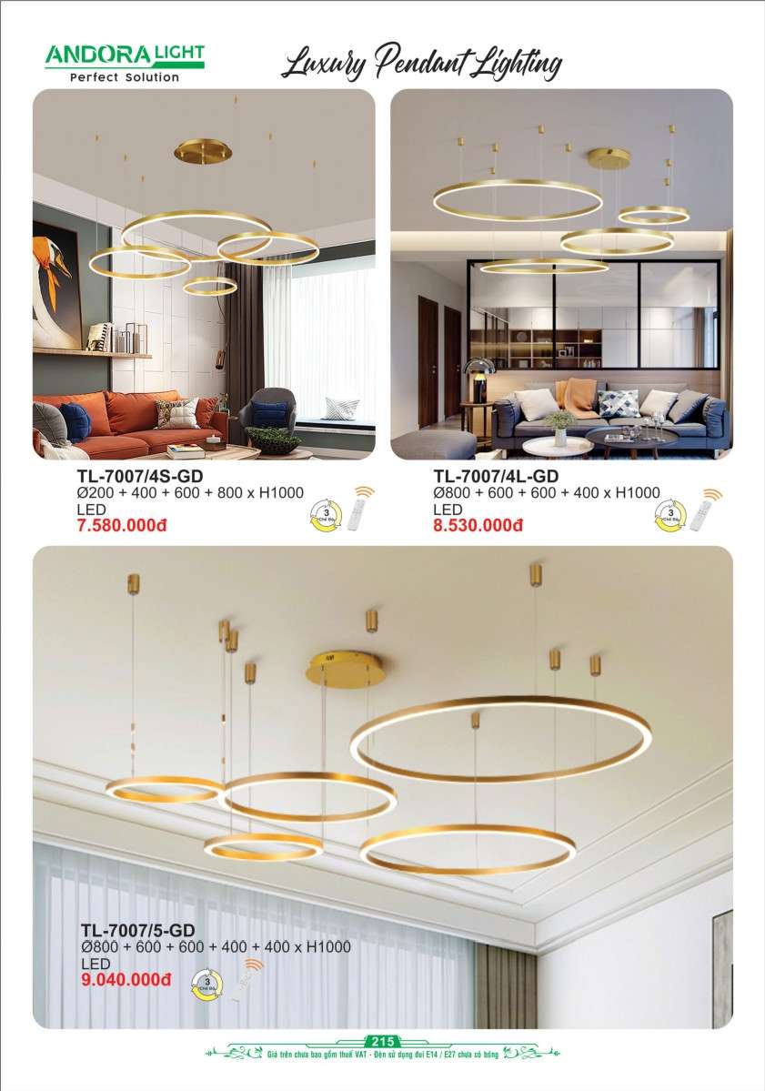 Đèn thả Andora Light TL-7007