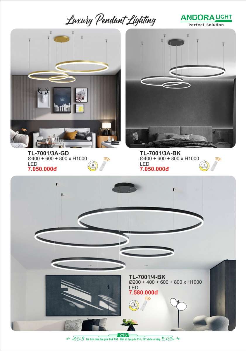 Đèn thả Andora Light TL-7001