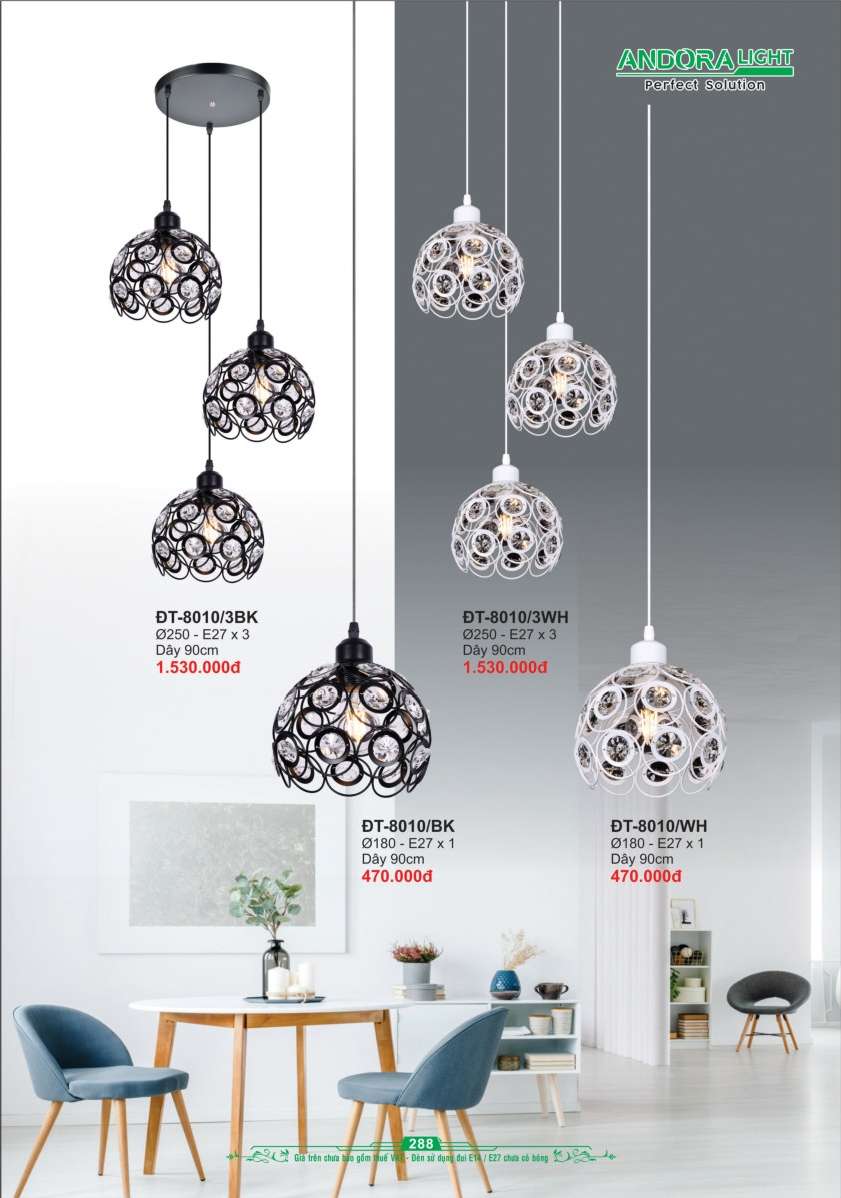 Đèn thả Andora Light ĐT-8010