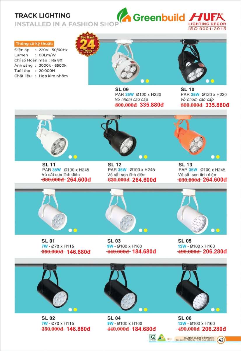 Hufa SL 01, SL 02, SL 03, SL 04, SL 05, SL 06, SL 09, SL 10, SL 11, SL 12, SL 13