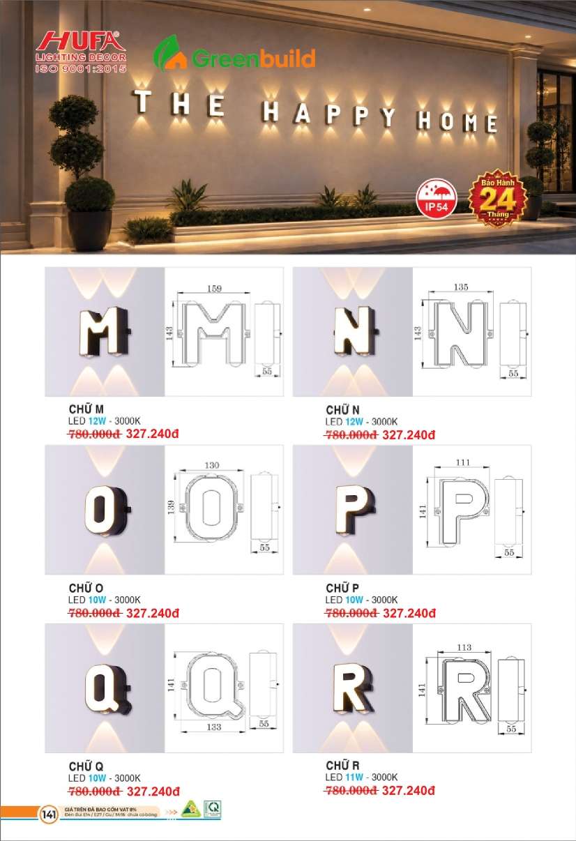 Hufa CHỮ M, CHỮ N, CHỮ O, CHỮ P, CHỮ Q, CHỮ R