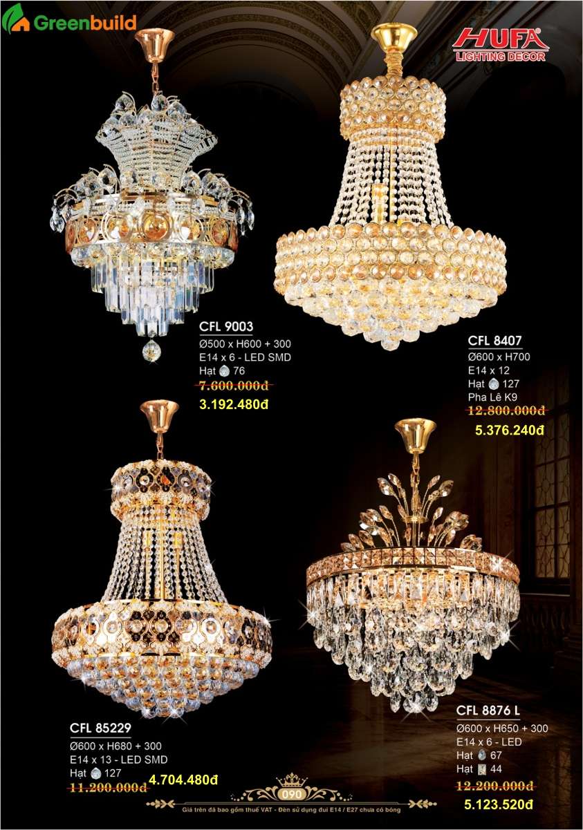 Hufa CFL 9003, CFL 8407, CFL 85229, CFL 8876 L