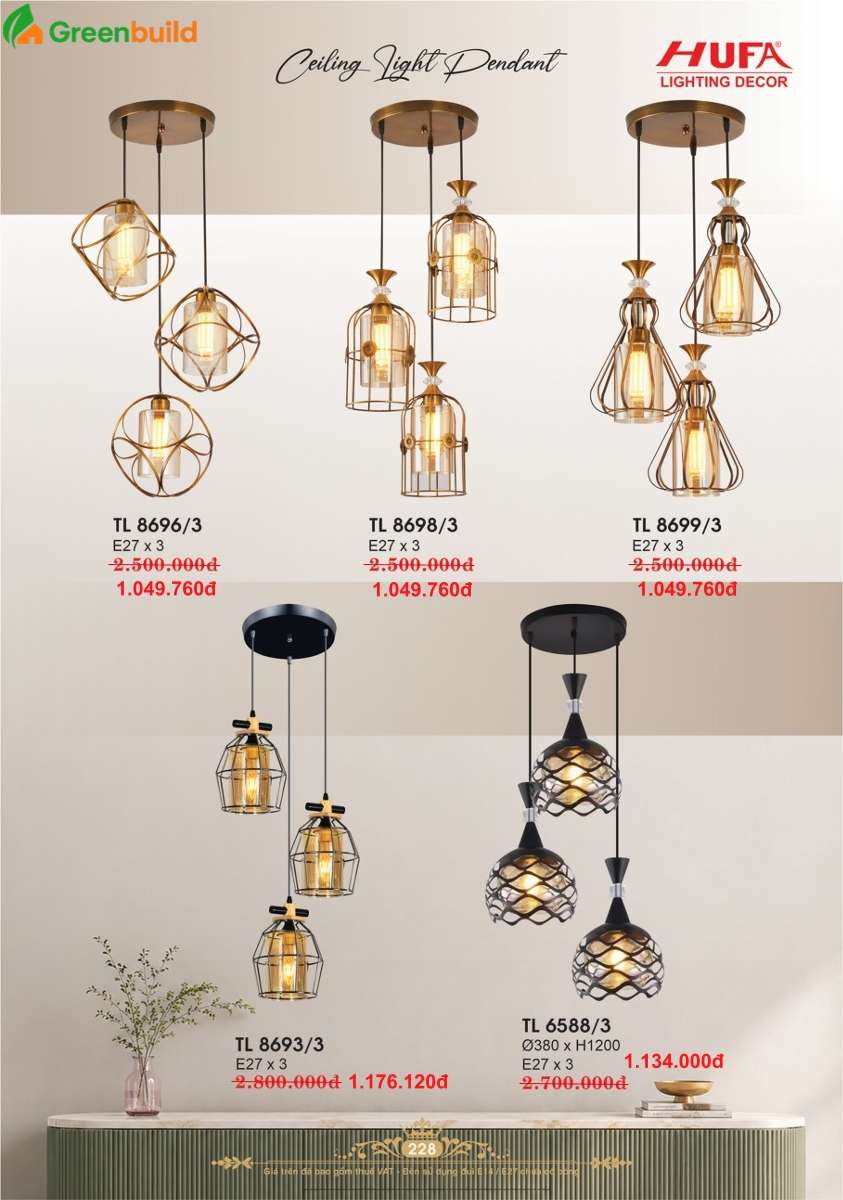 Hufa TL 8696/3, TL 8698/3, TL 8699/3, TL 8693/3, TL 6588/3