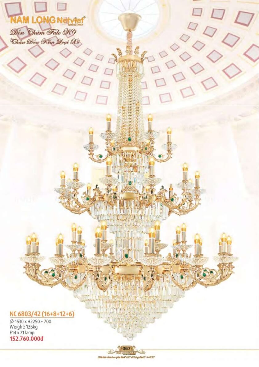 Đèn chùm Nam Long Netviet NC 6803/42
