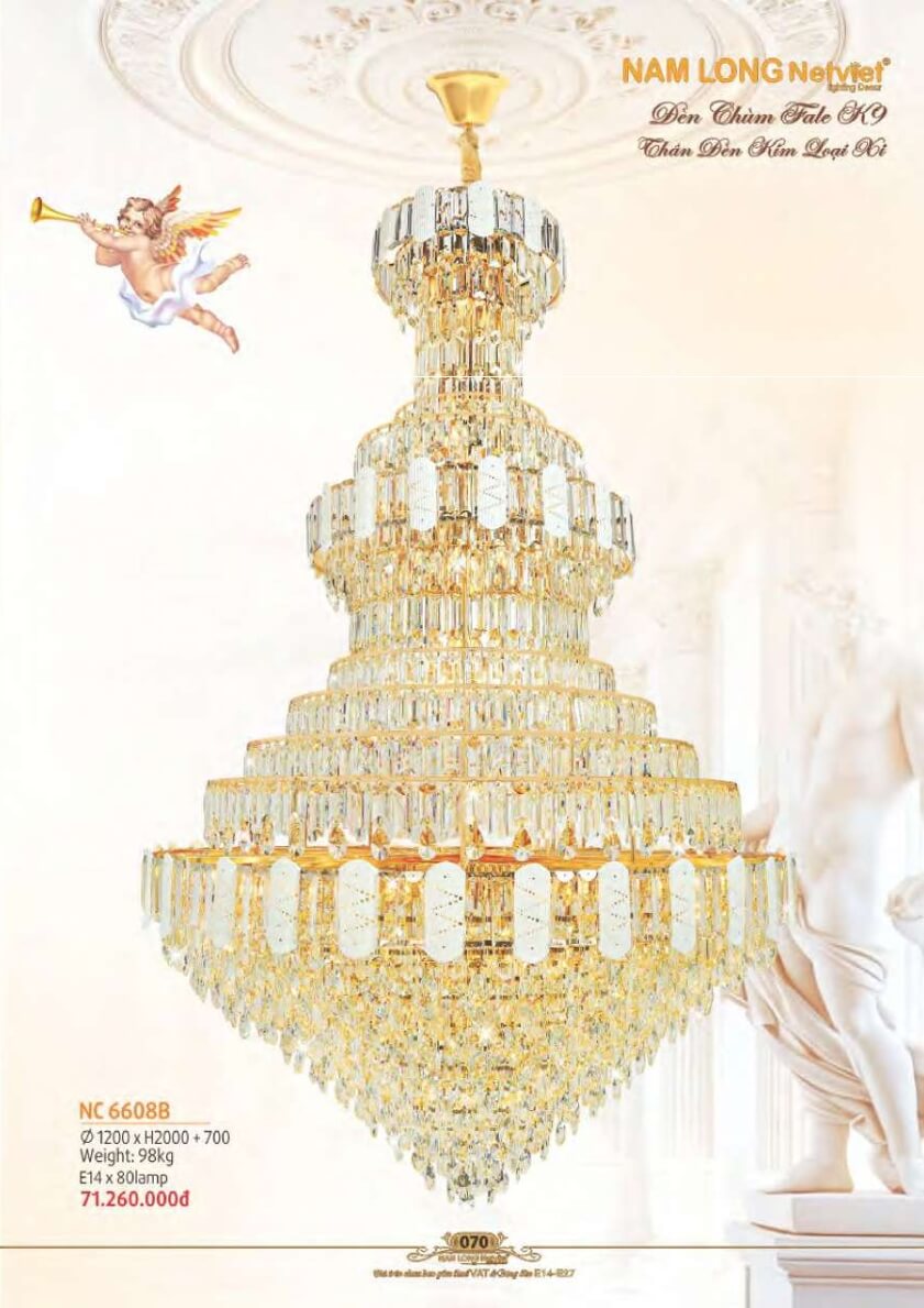 Đèn chùm Nam Long Netviet NC 6608B